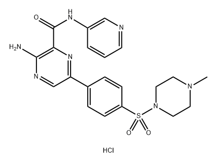 AZD 2858 hydrochloride Structure