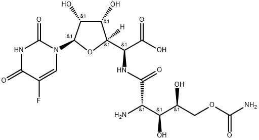 氟多氧菌素 L, 50355-67-4, 结构式