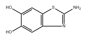 5,6-Benzothiazolediol,2-amino-(9CI) Struktur