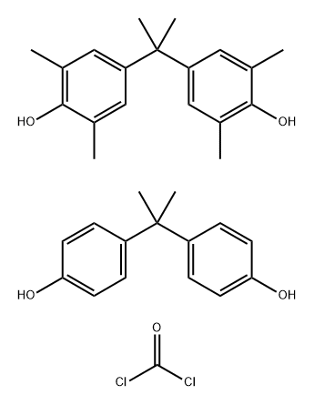Bisphenol A, tetramethylbisphenol A-copolycarbonate Struktur