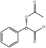 Benzeneacetyl chloride, α-(acetyloxy)-, (αS)- Struktur