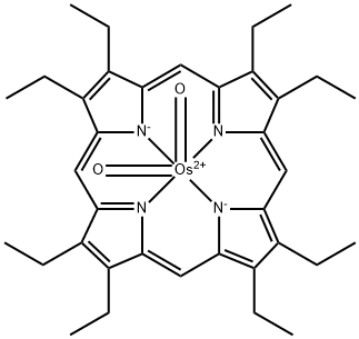 (2,3,7,8,12,13,17,18-octaethylporphinato)dioxoosmium(VI) 结构式