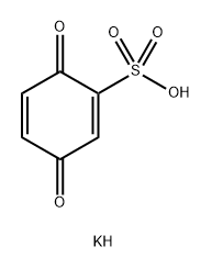 1,4-Cyclohexadiene-1-sulfonic acid, 3,6-dioxo-, potassium salt (1:1) 结构式