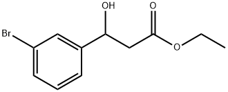 3-(3-溴苯基)-3-羟基丙酸乙酯, 51699-41-3, 结构式