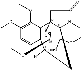 オキソエピステファミエルシン 化学構造式