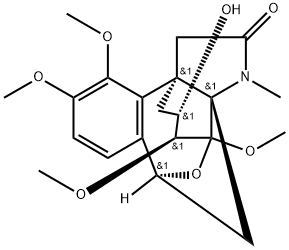 ジヒドロオキソエピステファミエルシン 化学構造式