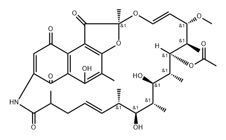 16,17-dihydrorifamycin S Struktur