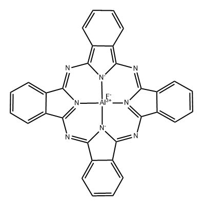 fluoroaluminum phthalocyanine Structure