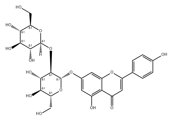 Apigenin-7-O-
sophroside
Apigenin-7-O-β-D-
sophoroside Structure
