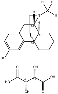 Dextrorphan-d3 tartrate 结构式