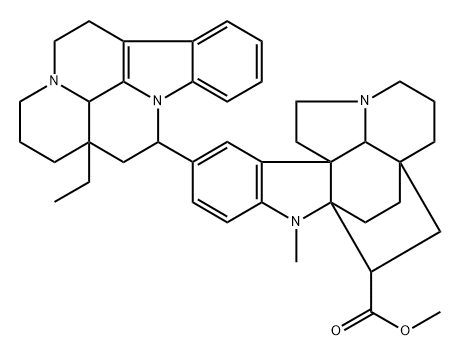 (2β,5β,12S,19β)-15-[14,15-Dihydroeburnamenin-14α-yl]-1-methylaspidofractinine-3α-carboxylic acid methyl ester Structure