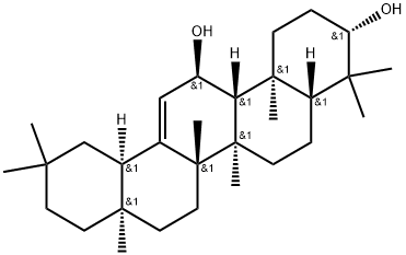 齐墩果-12-烯-3,11-二醇 结构式