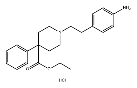Anileridine Hydrochloride Struktur