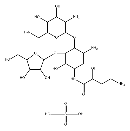 butirosin A sulfate Struktur