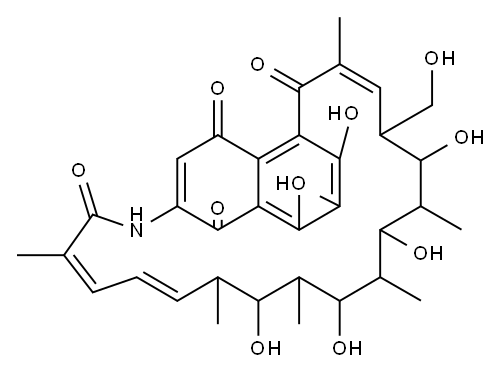 リファマイシンW 化学構造式