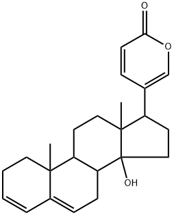 14β-Hydroxybufa-3,5,20,22-tetrenolide Struktur