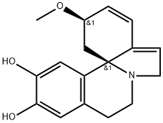 1,2,6,7-テトラデヒドロ-3β-メトキシエリトリナン-15,16-ジオール 化学構造式
