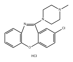 Loxapine hydrochloride, 54810-23-0, 结构式