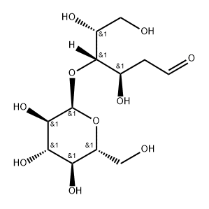 4-O-α-D-グルコピラノシル-2-デオキシ-D-グルコース 化学構造式