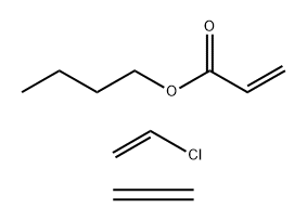 vinyl chloride/ butyl acrylate/ ethylene copolymer Struktur