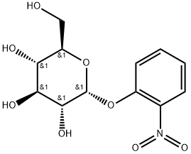 o-Nitrophenyl-α-D-glucopyranoside Struktur