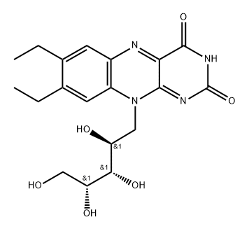 7,8-diethylflavin Struktur