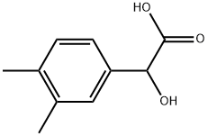 Benzeneacetic acid, α-hydroxy-3,4-dimethyl- Structure