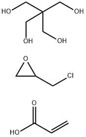 1,3-Propanediol, 2,2-bis(hydroxymethyl)-, polymer with (chloromethyl)oxirane, 2-propenoate Structure