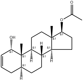 2-Androstene-3α,17β-diol Struktur
