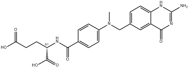 (5)N,(8)N-deaza-(10)-N-methylfolate Struktur