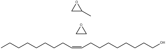 Oxirane, methyl-, polymer with oxirane, mono-(9Z)-9-octadecenyl ether Structure