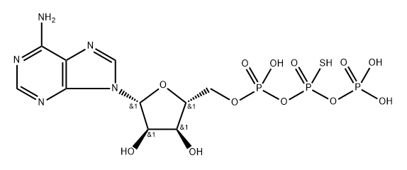 adenosine 5'-O-(2-thiotriphosphate) Struktur