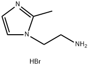 2-(2-methyl-imidazol-1-yl)-ethylamine hydrobromide Struktur