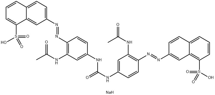 C.I.ダイレクトイエロー52 化学構造式