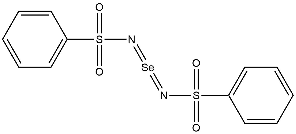 Selenium diimide, bis(phenylsulfonyl)- (9CI) Structure