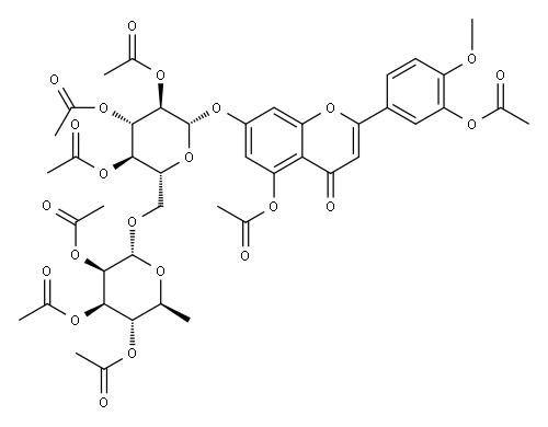 DiosMin Octaacetate 结构式
