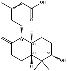 粉背蕨酸, 63399-38-2, 结构式