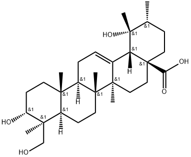 马尾柴酸 结构式