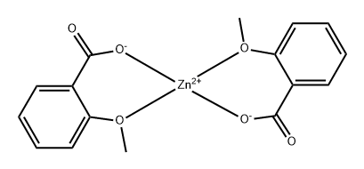 Zinc, bis(2-methoxybenzoato-O1,O2)-, (T-4)- 结构式