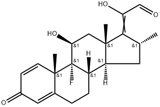 地塞米松-17(20)-烯醇-21-醛, 6762-51-2, 结构式