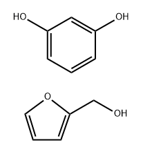 1,3-Benzenediol, polymer with 2-furanmethanol Struktur