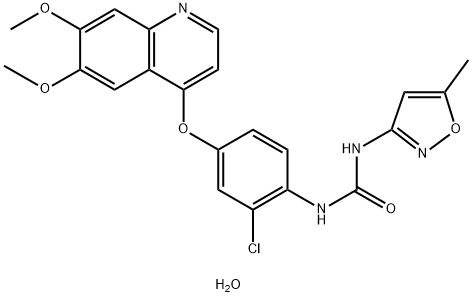 Tivozanib (hydrate) 结构式