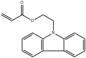 聚(9H-咔唑-9-丙烯酸乙酯) 结构式