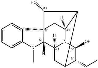 (+)-异萝芙木碱 结构式