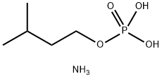 Phosphoric acid hydrogen ammonium 3-methylbutyl ester salt Structure