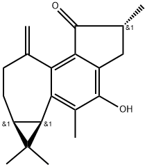 (1aR)-1,1aβ,4,5,7,8,9,9aβ-Octahydro-3-hydroxy-1,1,2,5β-tetramethyl-7-methylene-6H-cyclopropa[3,4]cyclohept[1,2-e]inden-6-one Structure