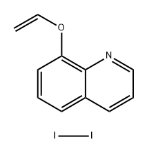8-ethenoxyquinoline, molecular iodine Structure