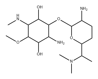 6'-di-N-methylfortimicin B Struktur