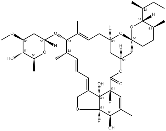 依维菌素杂质8, 71837-27-9, 结构式