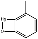 2-Methyl-7-oxa-8-mercurabicyclo[4.2.0]octa-1,3,5-triene Structure